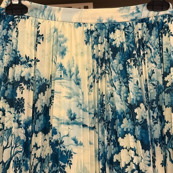 Mestiza Daniella Midi pleated Skirt french toile sz 2 - Picture 4 of 5